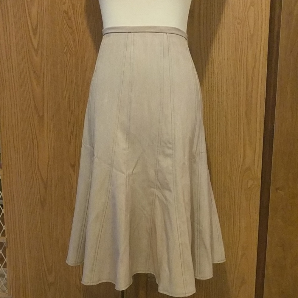 Tan Skirt from dressbarn.